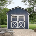 Blue Lofted Storage Barn for sale in Alabama