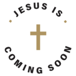 Jesus is coming soon logo