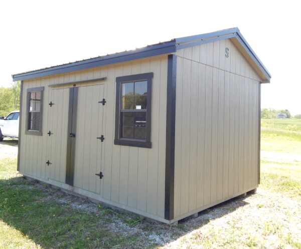 10x16-Painted-Cabin-so4227-Superior-Custom-Barns-Alabama